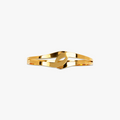 Charlie Clasped Bangle - Gold