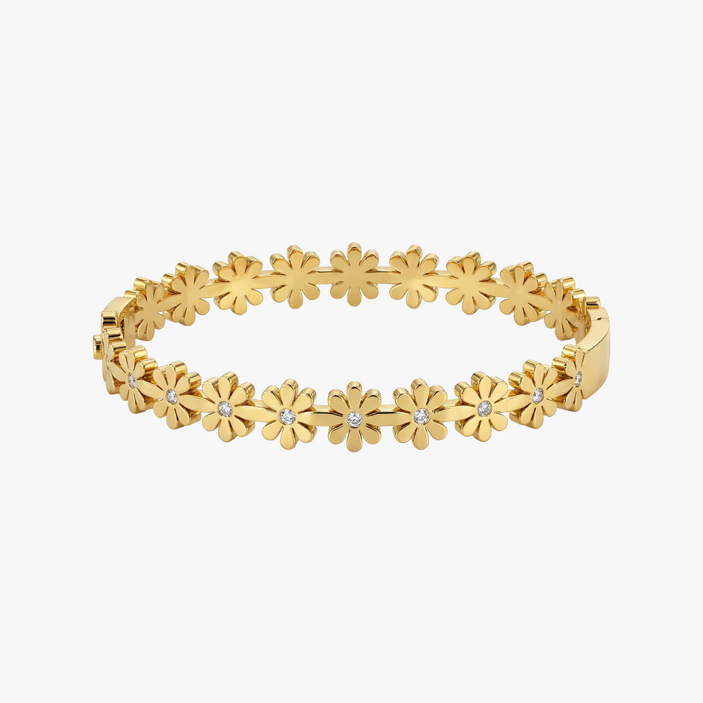 Flor Bangle 18K Gold