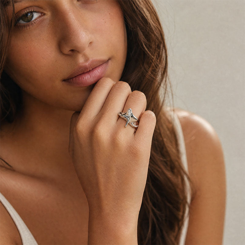 Manta Ray Ring