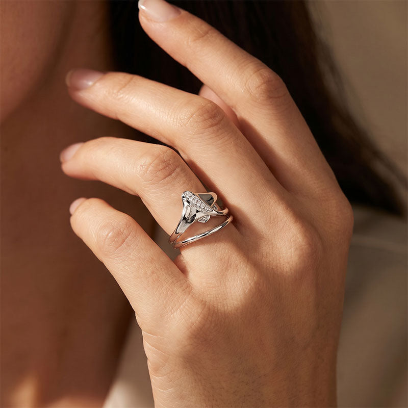 Manta Ray Ring