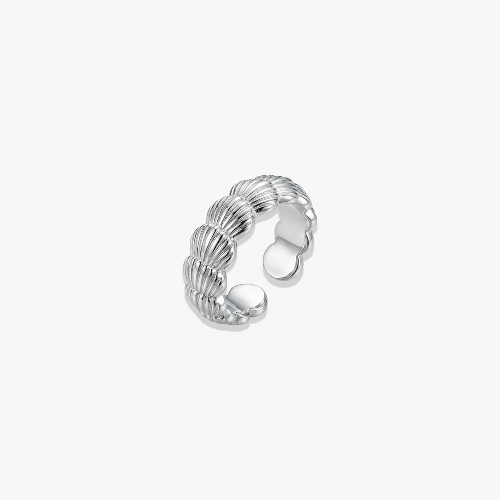 # Shiloh Ring - Sterling 925 Silver Adjustable Twisted Rope Design Band Ring